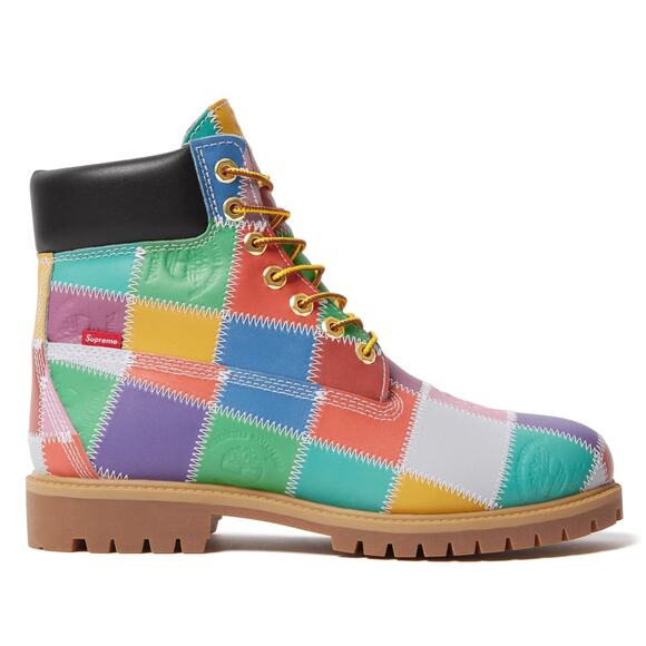 Supreme / Timberland Patchwork 6\'\' premium waterproof boot main image 4